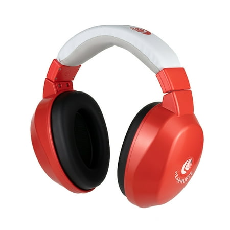 Lucid Hearing - Bluetooth HearMuffs for Children - Hearing Protection Ear Muffs Ideal for Kids 5-10 Years Old - RED