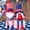 Blue, variant on 2-Pack Independence Day Patriotic Gnomes, Handmade Red White Blue Faceless Dwarf Dolls for July 4th Home Decor