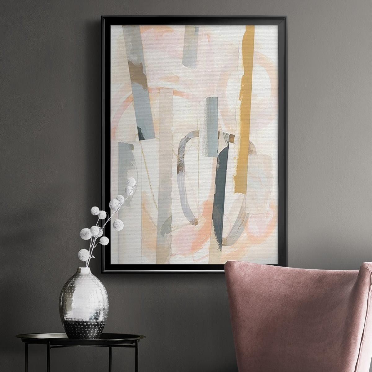 Melon Litmus IV Premium Framed Print, in Gold, Black, or Silver - Ready to Hang