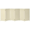 thumbnail image 3 of Red Lantern 3 ft. Short Woven Fiber Folding Screen - Cream - 6 Panel, 3 of 7