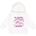 thumbnail image 2 of Inktastic My Grandma Loves Me Unicorn Toddler Hoodie, 2 of 4
