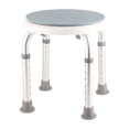 thumbnail image 4 of Shower  , Adjustable Shower Stool, Non-slip 360°Rotating For Children Old Man, 4 of 8