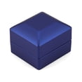 thumbnail image 1 of Fashionable LED Lighted Ring Storage Box Jewelry Display Case Gift Blue, 1 of 9
