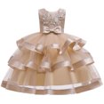 thumbnail image 1 of Falda de malla de verano para niña, dulce princesa, falda de pastel, vestido de pasarela, ropa de actuación de piano, 1 of 6