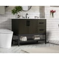 thumbnail image 3 of Elegant Kitchen and Bath 42 inch Single Bathroom Vanity in Mocha Brown, 3 of 10