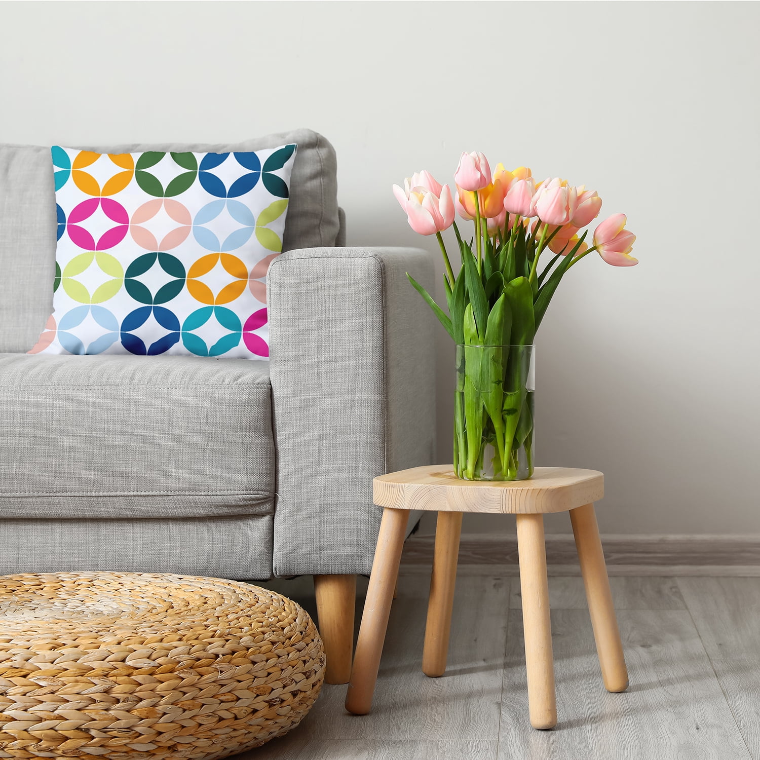 16" x 16" Simply Daisy Eye Opener Decorative Throw Pillow