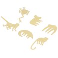 thumbnail image 4 of Colgante de decoración de plantas, 6 piezas de metal para decoración de plantas, conjuntos de animales decorativos, accesorios colgantes fieles a su promesa, 4 of 8