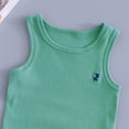thumbnail image 5 of YDFCWXW Kids Boys Workout Tank Top Sports Baselayer Sleeveless Gym Training Tee Tops Activewear (Green, 11-12 Years), 5 of 8