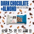 thumbnail image 5 of The Gluten Free Brothers – The GFB – Dark Chocolate Almond Snack Bars - Gluten Free Protein Bars – Non GMO, Soy Free, Dairy Free, Vegan – Plant Based Protein Bars, 2.05 Oz (12 Count), 5 of 5