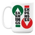 thumbnail image 1 of Increase Earnings, Reduce Expenses White Ceramic Coffee & Tea Mug (15oz), 1 of 6