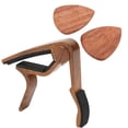 thumbnail image 2 of Clip Acústico De Guitarra, Cejilla De Guitarra Cómoda De Madera Maciza Para Ukelele Para Bajo Para Violín, 2 of 8