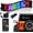15''x4'', variant on LED Car Sign, Programmable LED Matrix Panel FPCB Flexible Screen Display Animation Message Scrolling Sign APP Control for Cars, Shop, Bar, Party Festival 14.6"x3.6"