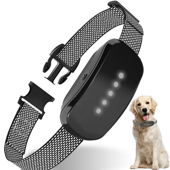 Dog Anti Bark Collar, Rechargeable, IP67 Water Resistance and Smart Bark Detection Collar Vibration/Electric Shock/Sound Modes for Large Small Dogs