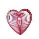 thumbnail image 5 of Dispositivo disuasorio de aves, adorno colgante en forma de corazón, regalo creativo para mamá y mujer. Rojo, 5 of 8