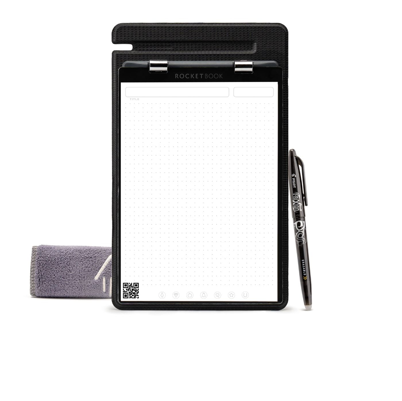 Rocketbook Orbit Smart Reusable and Sustainable Legal Pad Black