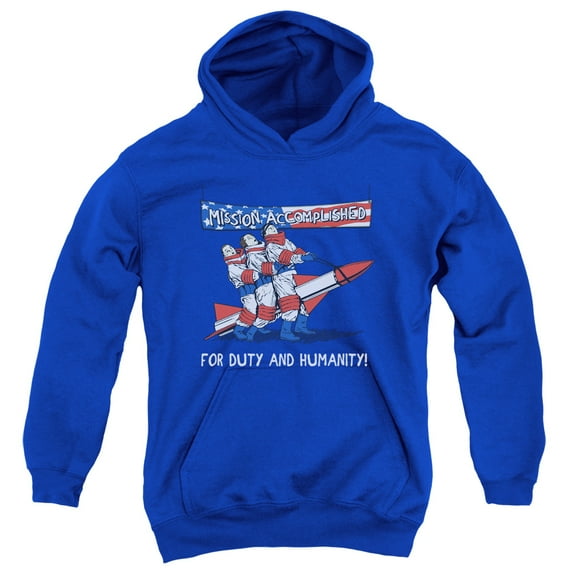 Three Stooges - Mission Accomplished - Youth Hooded Sweatshirt - Small