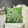 thumbnail image 2 of Thibaut Green Serengeti Tiger Decorative Pillow Cover Eurosham or Lumbar, 2 of 5