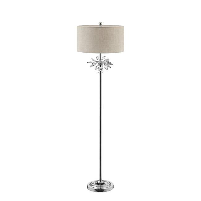 tall silver floor lamps