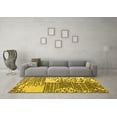 thumbnail image 3 of Ahgly Company Machine Washable Indoor Rectangle Abstract Yellow Modern Area Rugs, 8' x 10', 3 of 4
