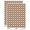 Brown, variant on Pineapple with Sunglasses 200+ Round Stickers - White - Matte Finish - 0.50" Size