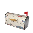 thumbnail image 5 of Picia Striped Vintage Planes Magnetic Mailbox Cover Standard Size-21x18 in, 5 of 9