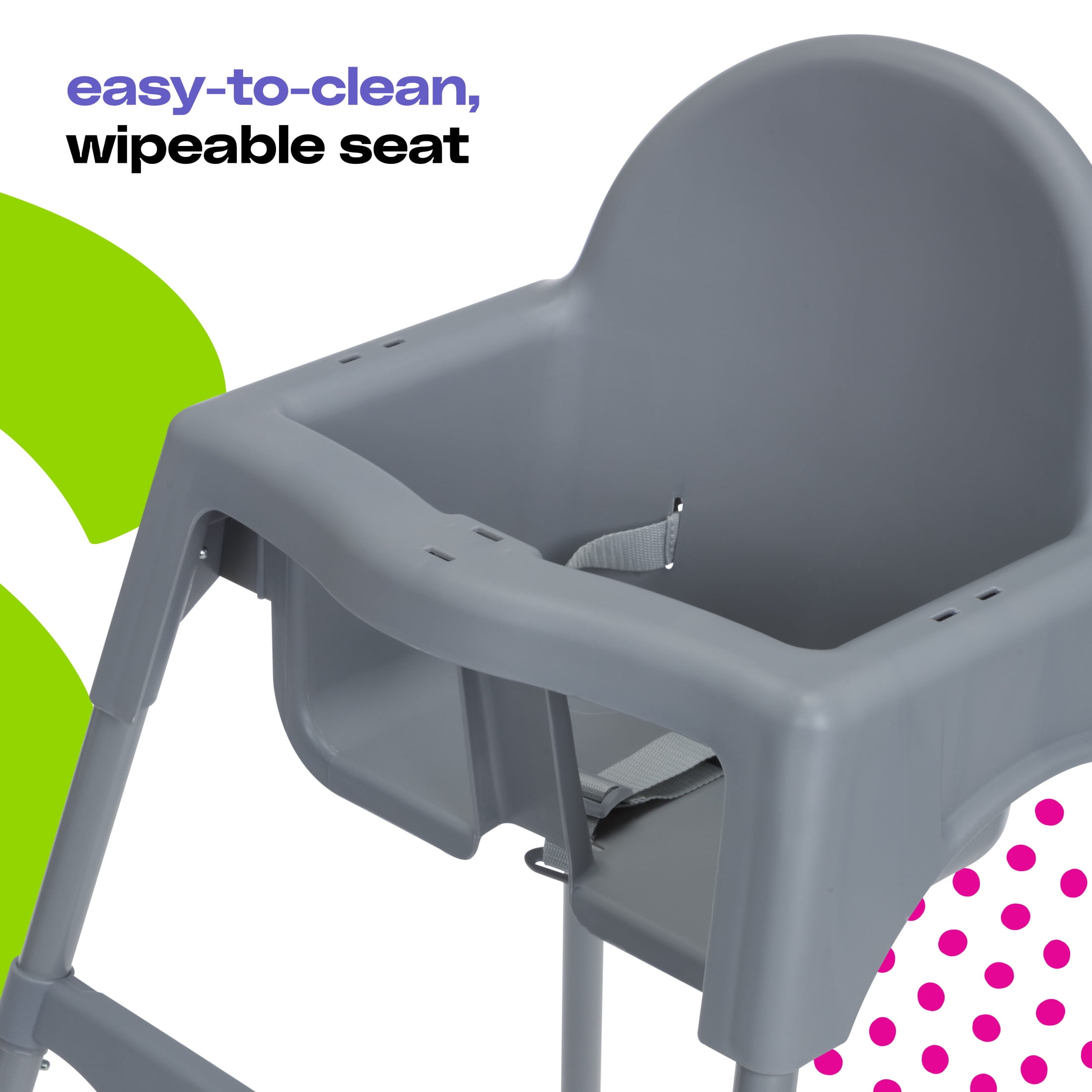 Cosco Kids Canteen High Chair, Mono Black