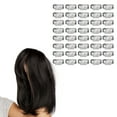 thumbnail image 4 of Pinces à Extensions de Cheveux pour Femmes, 40 Pcs 9 Dents Peigne à Pression Pinces à Extensions de Cheveux, Pinces à Perruque pour Sécuriser la Perruque Sans Couture en Acier Inoxydable 1,3 Po Pinces en Forme de U pour Extensions de Cheveux DIY, 4 of 7