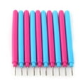 thumbnail image 3 of Kritne Paper Quilling, Economic 10Pcs Papercarft Plastic Slotted Paper Quilling Tools  HandCraft Curling Pen New, Slotted Paper Quilling Tools, 3 of 8
