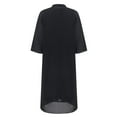 Tarmeek Womens Two Piece Set Wedding Guest Dress Round Neck Solid Color Chiffon Flowy Midi Dress
