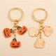 thumbnail image 2 of LLavero de Halloween para mujer y hombre, colgante divertido de fantasma de calabaza, llavero dividido, bolso de mano, auriculares, regalos de fiesta, accesorios de joyería, 2 of 3