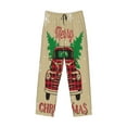 thumbnail image 4 of Goofa Christmas Vintage Red Truck Printed Soft Pajama Pants for Men, Wide Leg Comfy Casual Lounge Yoga Pants-XX-Large, 4 of 9