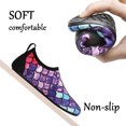 thumbnail image 6 of Barerun Kids Toddler Water Shoes Barefoot Quick-Dry Aqua Socks for Boys Girls Baby with Non-Slip Rubber Sole Purple 9.5-10 Toddler, 6 of 7