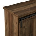 thumbnail image 5 of Walker Edison Modern Farmhouse Sliding Door Accent Cabinet, Reclaimed Barnwood, 5 of 6