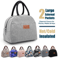 thumbnail image 1 of ComfiTime Bolsa de Almuerzo Térmica para Mujeres, Gran Capacidad 8 L o 14 Latas, Linda Bolsa Estética para Trabajo, Escuela, Bolsillo Adicional con Cremallera para Billetera y Teléfono, 1 of 1