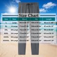thumbnail image 3 of Sweatpants for Men, Loose Fit Ice Silk Fabric with Drawstring Waist and Side Pockets, Straight Leg Casual Exercise Pants, Summer Lightweight Breathable Design, 3 of 5
