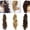 2T33# Natural Black To Dark Auburn, variant on Jaw Claw Ponytail Thick Clip In Ponytails Hair Piece Hair Extension As Human Hair 1# Jet Black