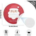 thumbnail image 3 of GZHJMY Red Snowflake Santa Claus Placemats 4Pcs,Holidays PVC Weave Place Mats Table Mats Non-Slip Easy to Clean for Home Kitchen BBQ Party Table Decor,15.4", 3 of 6