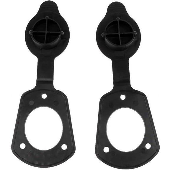 2 Pieces Fishing Rod Holder Cap and Gasket Kit fit for Flush Mount Rod Holder Kayak Boat Fishing Accessory