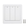 thumbnail image 2 of Interruptor de botón inteligente, interruptor de luz inteligente de pared Botón pulsador Interruptor de luz inteligente Panel de pared Interruptor inteligente Rendimiento empaquetado con energía Jadeshay A, 2 of 8