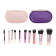 thumbnail image 1 of Conjuntos Únicos de Brochas de Maquillaje Livianas para Viajes de Negocios Rosa Púrpura Mango de Goma Tubo de Aluminio, 1 of 5
