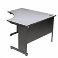 thumbnail image 2 of Global Industrial Laminate Top Corner Desk, 48", Gray, 2 of 3