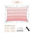 thumbnail image 6 of Sun Shade Sail 8x10Ft Light Pink Gradient Wood Grain Uv Block Sunshade Canopy Outdoor Shade Cover Rectangle Shade Cloth For Patio Garden Yard Deck Pergola, 6 of 6