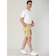 thumbnail image 3 of Pantalones cortos al aire libre de los hombres Pantalones cortos de carga de cintura elástica de algodón con ajuste clásico Caqui M Unique Bargains Pantalones, 3 of 6