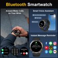 thumbnail image 2 of Reloj inteligente PYRODUM S56 de 1.52 pulgadas para hombre con llamada Bluetooth y GPS, 2 of 9