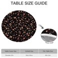 thumbnail image 6 of Round Fitted Tablecloth with Elastic Edges Fits 45"-52" Round Tables Pioneer Colorful Floral Waterproof Table Cover Washable Indoor and Outdoor for Party Kitchen Dinner Banquet Patio Picnic, 6 of 7