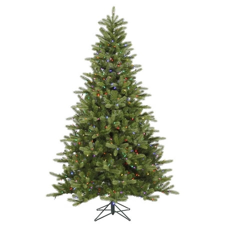 Vickerman Pre-Lit 6.5' King Spruce Artificial Christmas Tree, LED, Multicolor