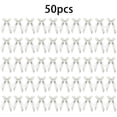 thumbnail image 2 of Antenna Loops White Car Bows Jewelry Wedding Decor Bridal Car Ribbon, 2 of 8