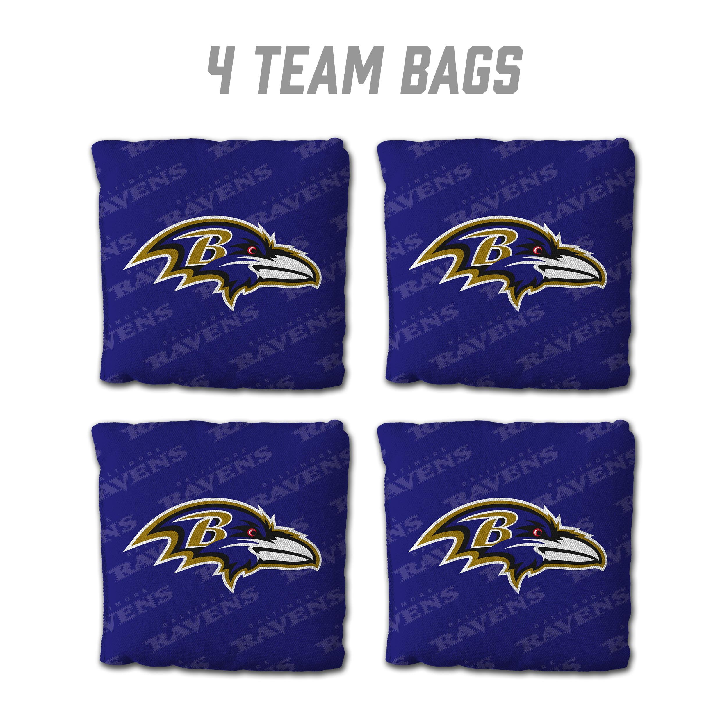NFL Baltimore Ravens Cornhole Bags - 4PK - Purple