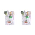 thumbnail image 4 of Kearding Rebanadora de cebolla Cortadora de verduras de acero inoxidable Herramienta para rebanar cebolletas curvada Verde 2piezas Kearding CBP210693, 4 of 6