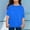 Dark Blue, variant on Kids Basic Solid Color Long Sleeve T-Shirt Unisex Soft Cotton Blend Undershirt Breathable Casual Crewneck Base Layer Top for Boys and Girls